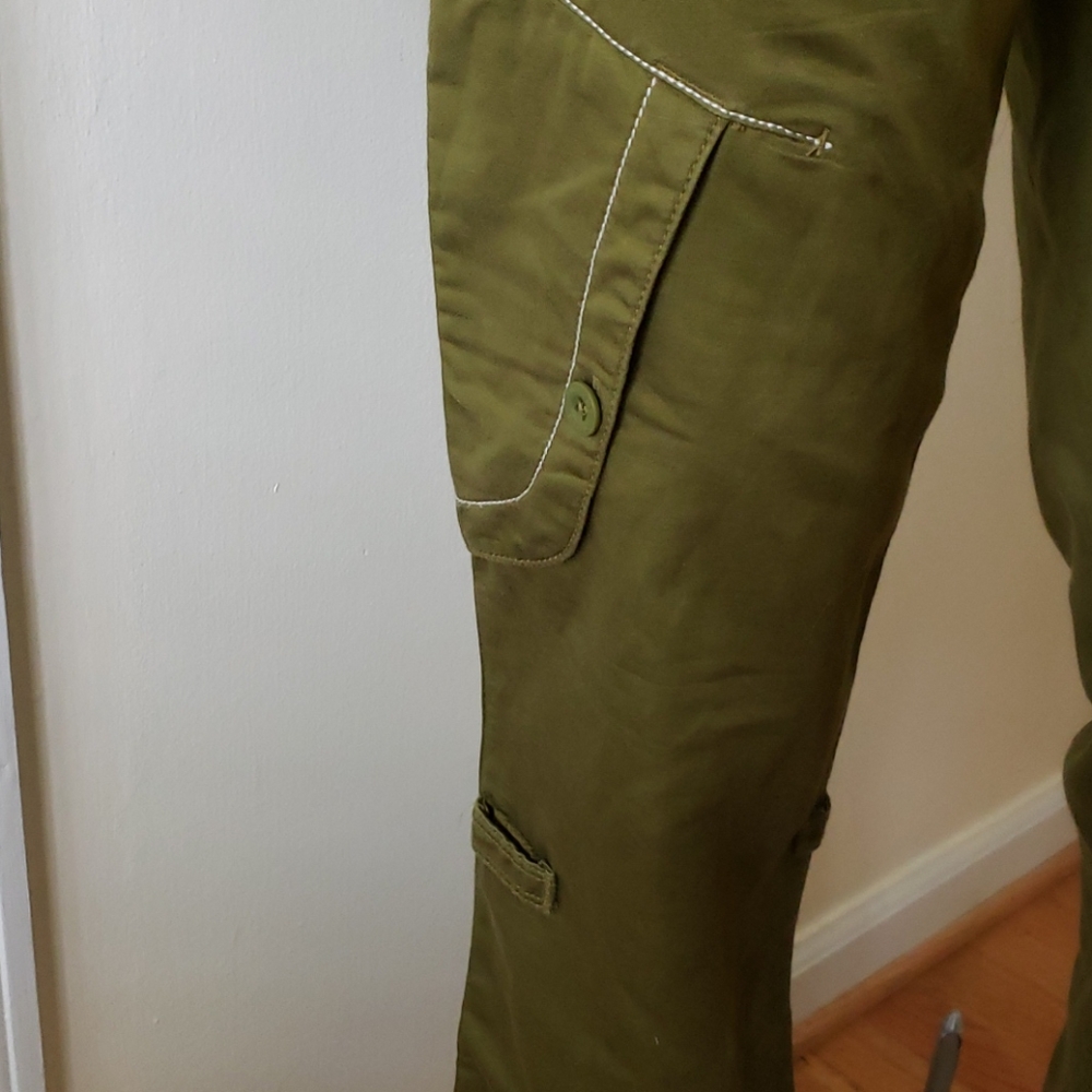 The North Face green pants size 6 - Picture 3 of 4